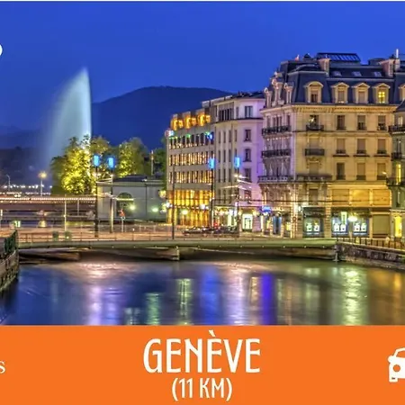 Zenbnb - Triade - Colocation - Chambre White - Wifi - Centre-ville Annemasse